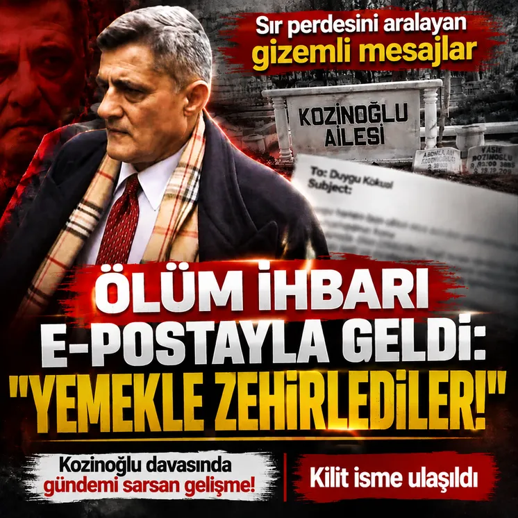 Kâşif Kozinoğlu’nun şüpheli ölümünde gizemli e-posta