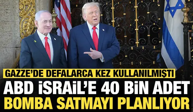 ABD İsrail'e 40 bin adet bomba satmayı planlıyor