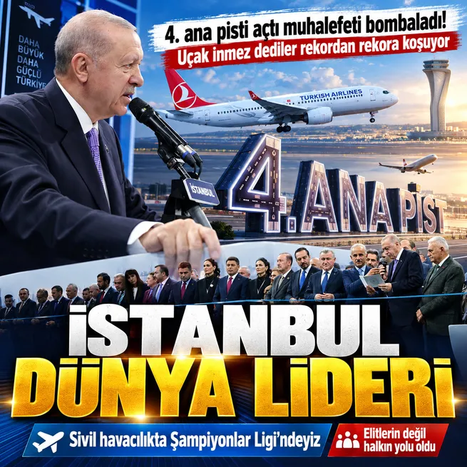 4. ana pisti hizmete aldı: İlk uçak kalktı