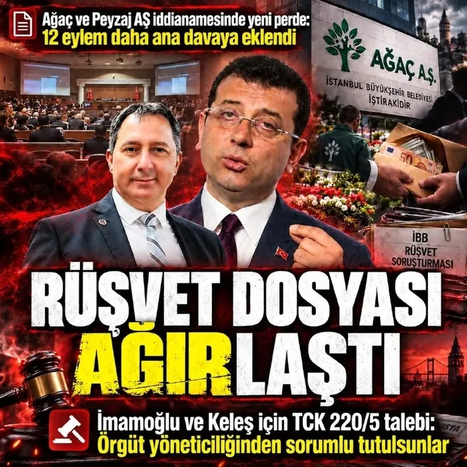 İBB soruşturmasında 195 sayfalık ek iddianame