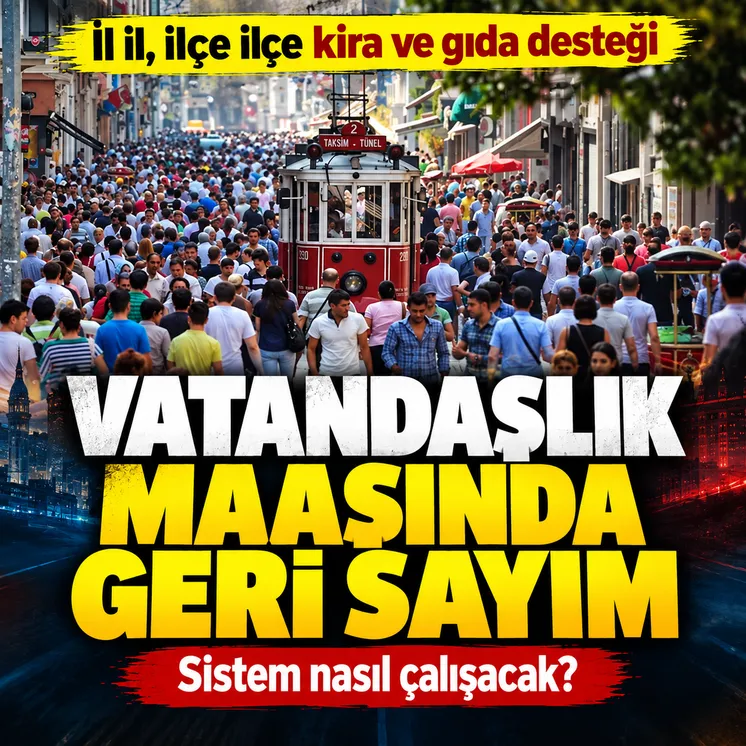 Dar gelirliye vatandaşlık maaşı geliyor