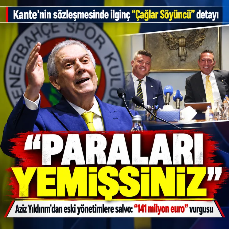 Aziz Yıldırım'dan kongrede Ali Koç ve Sadettin Saran'a olay sözler