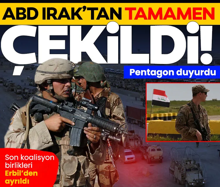 ABD Irak’tan tamamen çekildi