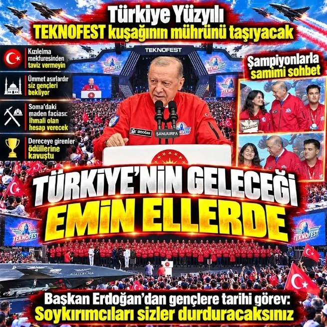 Başkan Erdoğan TEKNOFEST’te gençlere seslendi