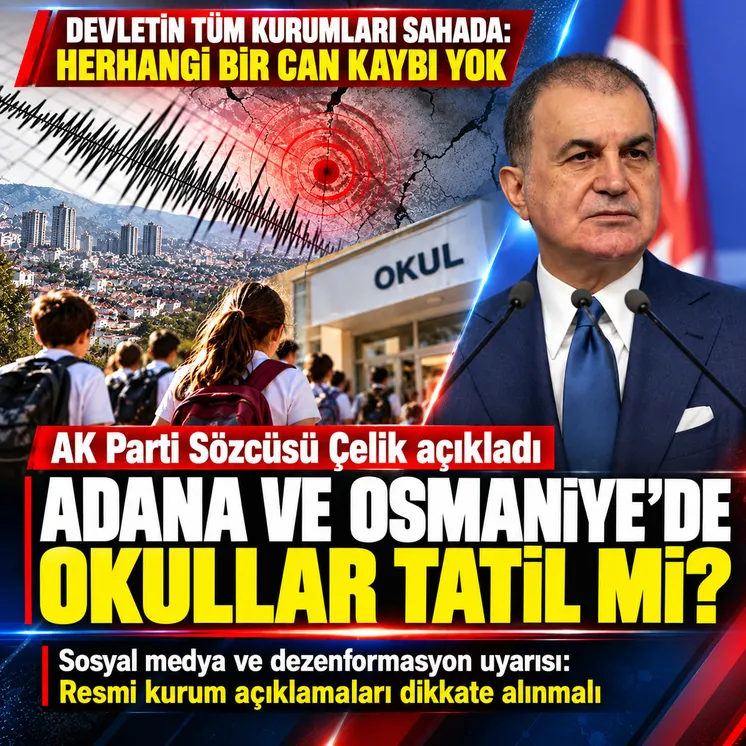 Adana ve Osmaniye'de