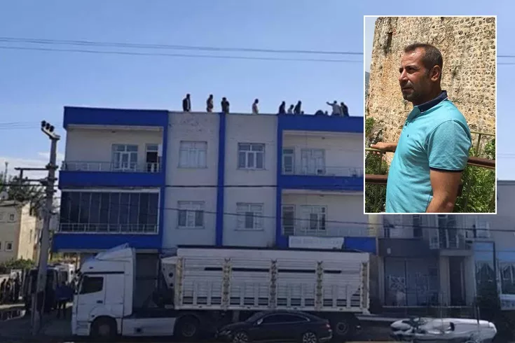 Kaynak yapmak için dama çıktılar