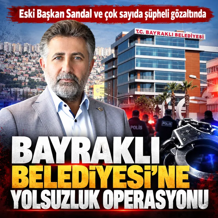 İzmir Bayraklı Belediyesi'ne operasyon