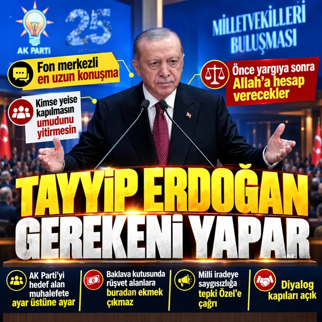 Başkan Erdoğan’dan fon krizi mesajı