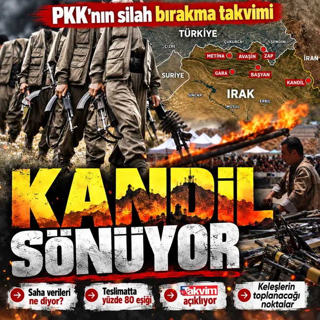 PKK/KCK'ya kasım ayarlı silah bırakma takvimi! Teslimatta yüzde 80 eşiği