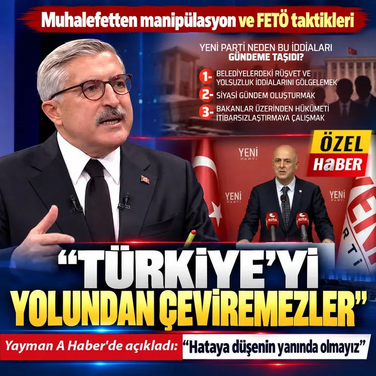 Muhalefetten manipülasyon ve FETÖ taktikleri