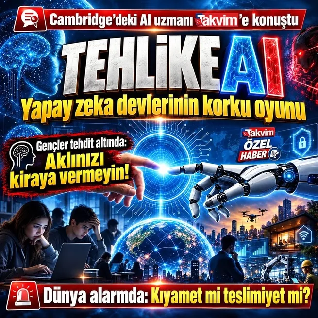 Asıl tehlike makinenin bir gün kontrolü ele geçirmesi değil