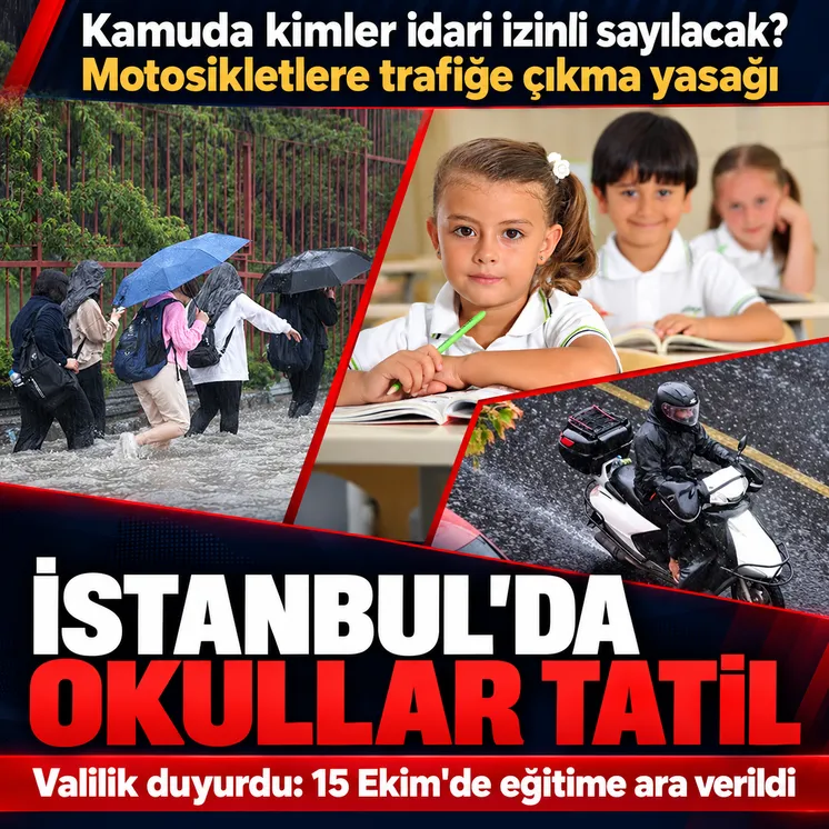 İstanbul bugün suya gömüldü