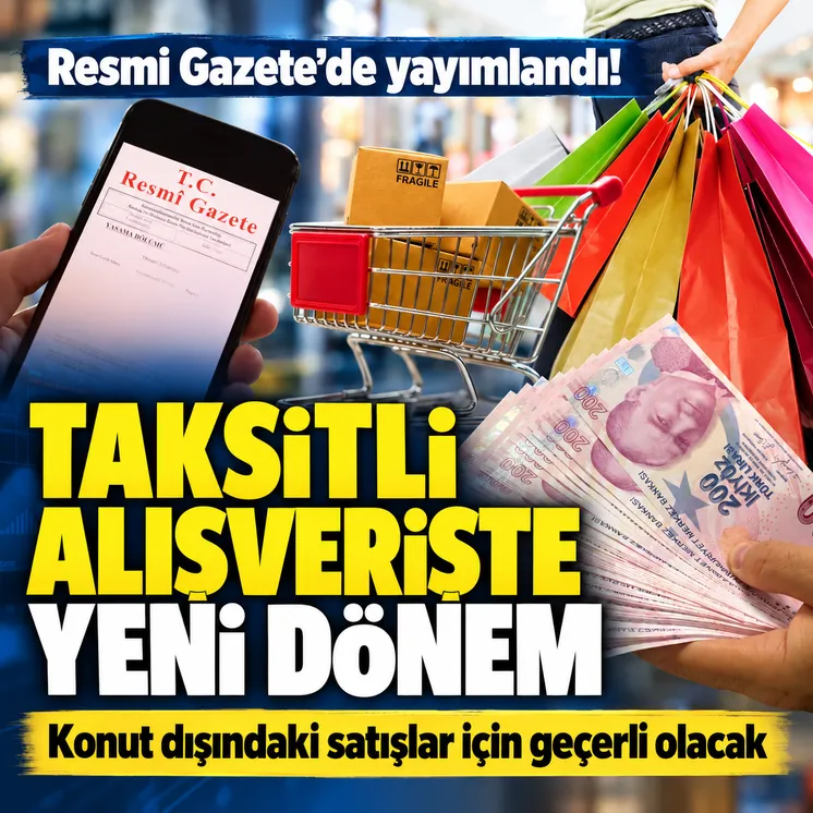Taksitli alışverişte yeni dönem