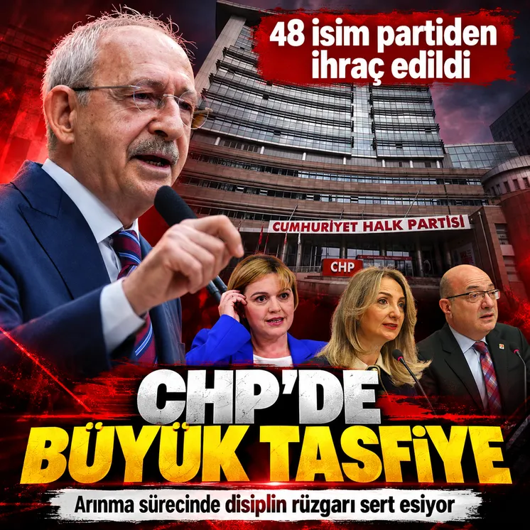 CHP'de İhraç Depremi