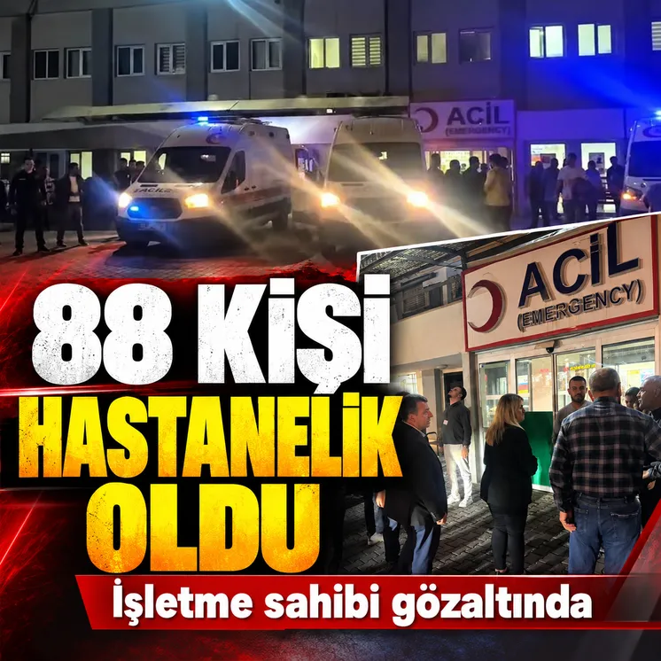 Siirt’te tavuk dürümden 88 kişi hastanelik oldu
