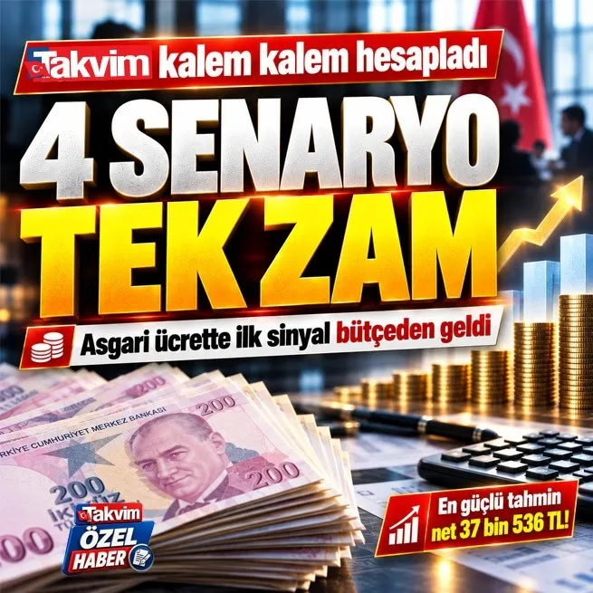 2027 asgari ücret zammında,En güçlü tahmin net 37 bin 536 TL