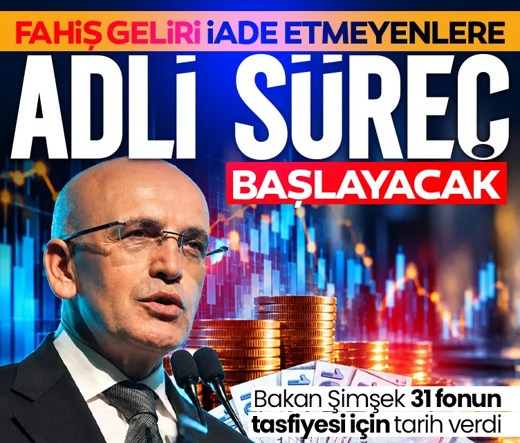 31 fon için tasfiye tarihi açıklayan Bakan Şimşek, ilk etapta 10 milyon TL üzeri kazanç sağlayanlar için gönüllü iade sürecinin başlatılacağını duyurdu