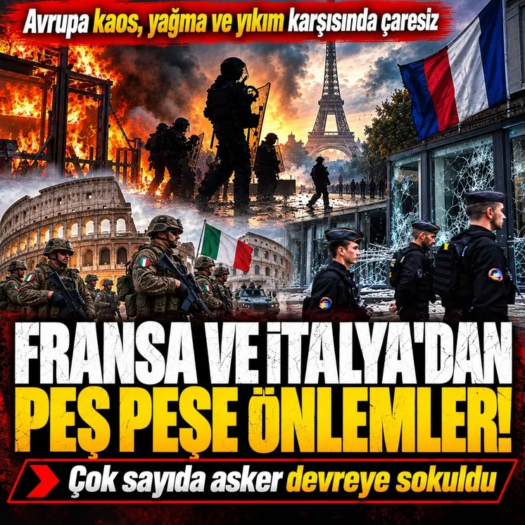 Fransa'daki olayların ardından Avrupa'da güvenlik endişelerinin arttığı bir diğer ülke İtalya oldu
