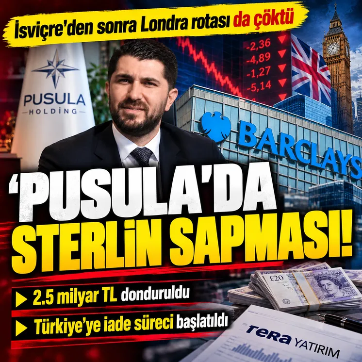 Pusula Holding Başkanı Serdar Turhan’ın İsviçre’nin ardından İngiltere’ye de kara para kaçırdığı tespit edildi