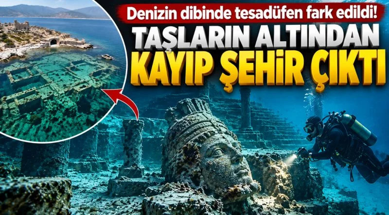Mısır'ın Akdeniz kıyısındaki Abukir Körfezi'nin derinliklerinde ortaya çıkarılan antik Thonis-Heracleion,Kenti