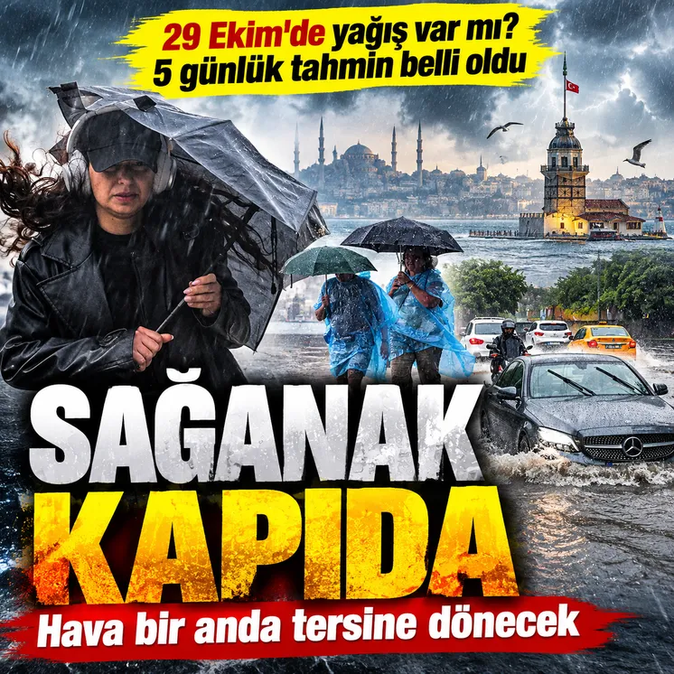 İstanbul'da hava tersine dönüyor