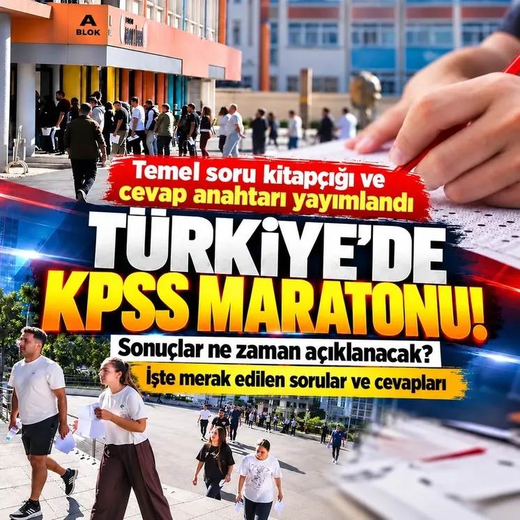 KPSS Ortaöğretim maratonu sona erdi