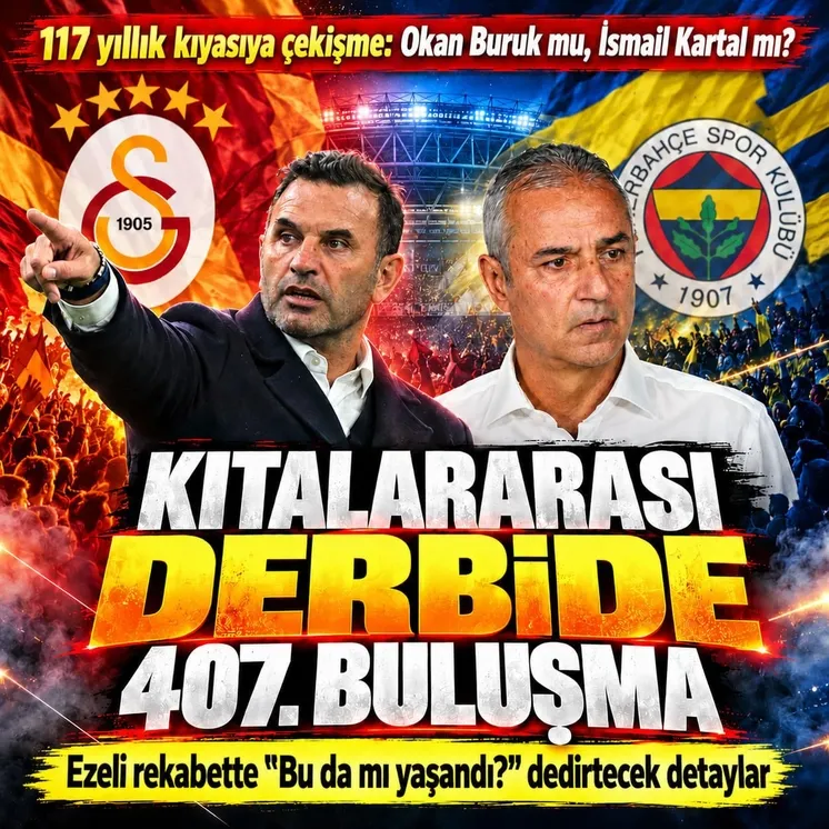Galatasaray-Fenerbahçe derbisinde 407. randevu