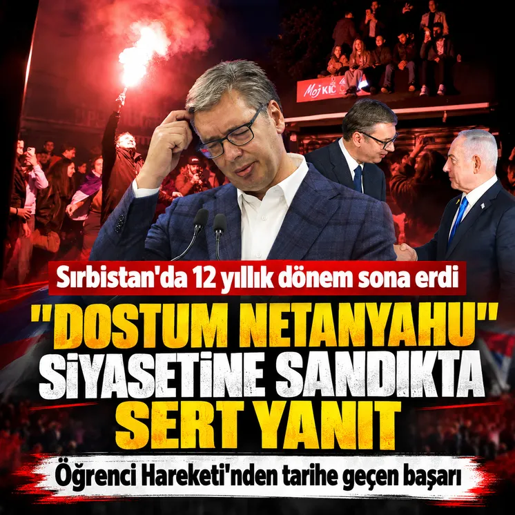 Sırbistan’da 12 yıldır iktidarda bulunan Aleksandar Vucic, erken genel seçimde öğrencilerin desteklediği Öğrenci Listesi karşısında yenilgiyi kabul etti