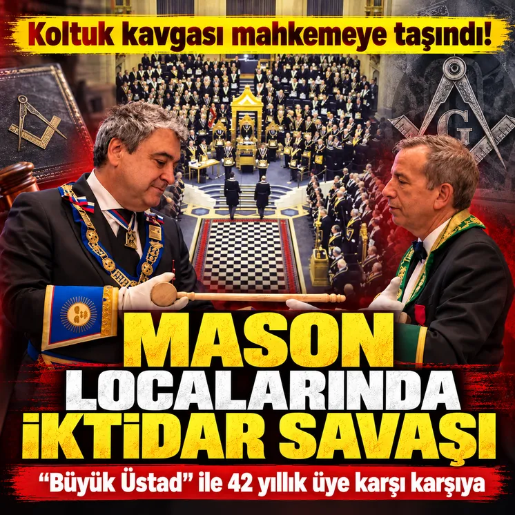 Masonların yönetim kavgası mahkemelik oldu