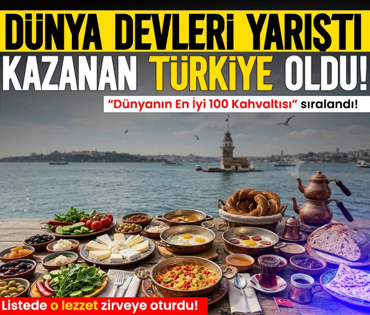 Dünya lezzetleri yarıştı, kazanan Türkiye oldu