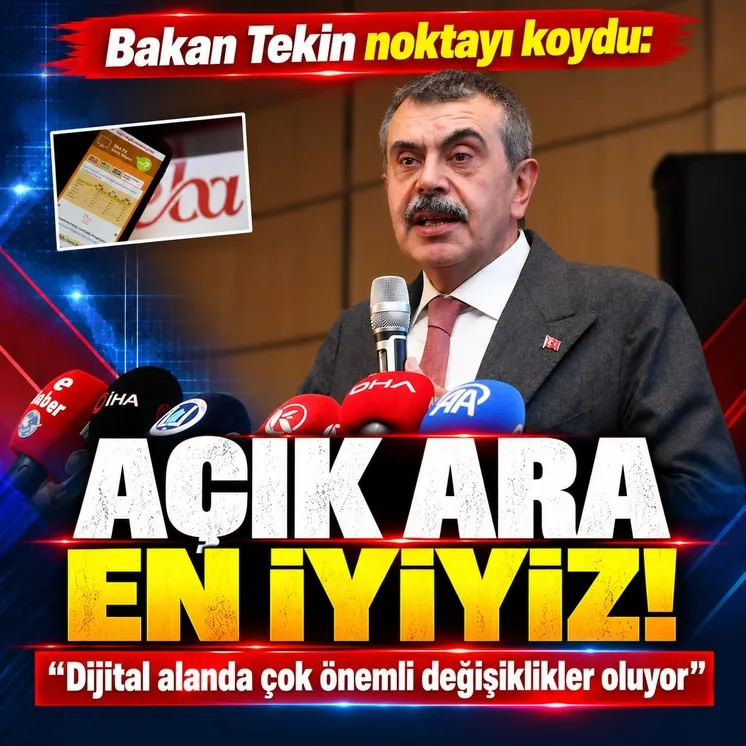 Milli Eğitim Bakanı Yusuf Tekin