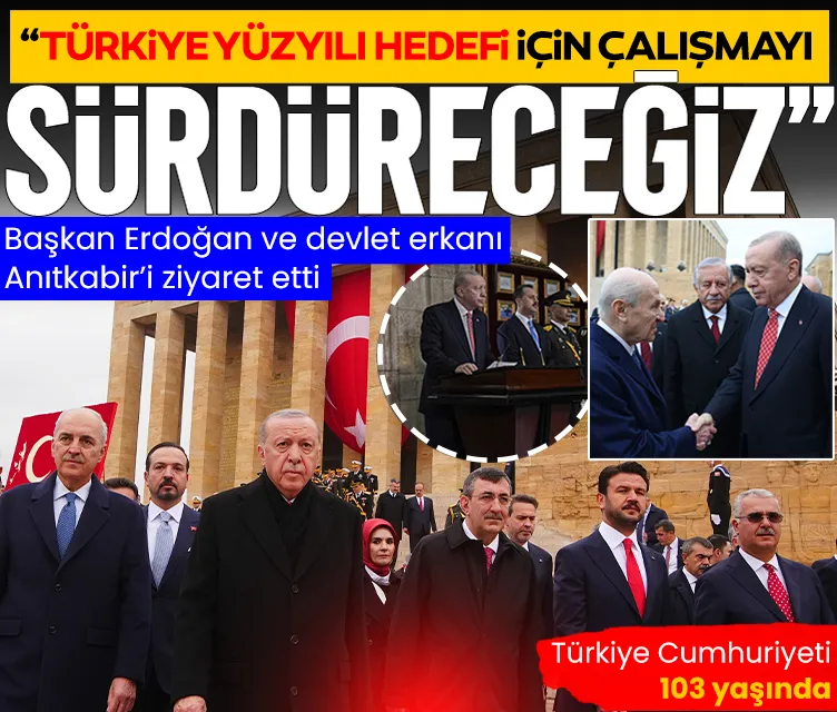 Türkiye Cumhuriyeti 103 yaşında