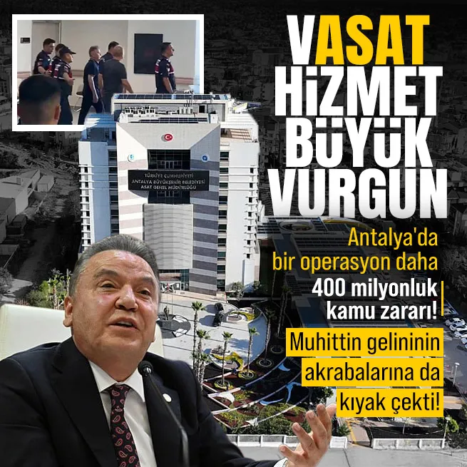 CHP’li Antalya Büyükşehir’e rüşvet operasyonu