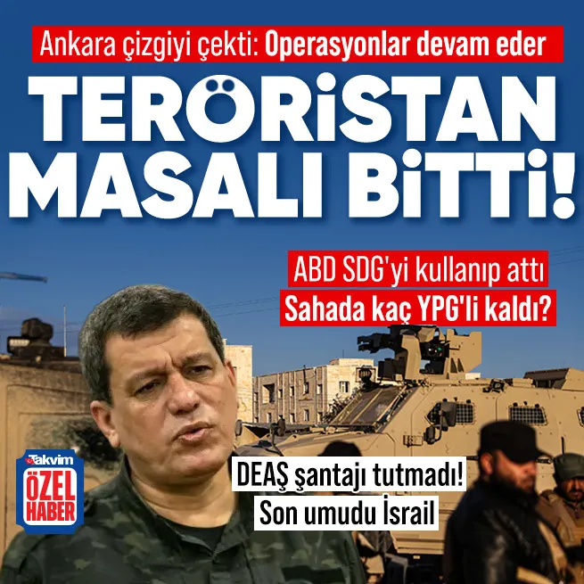 Suriye'de terör devri sona eriyor