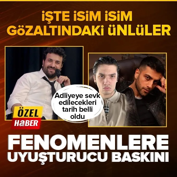 Uyuşturucu madde kullanma ve temin etme suçlamalarıyla çok sayıda adrese eş zamanlı "Şafak Operasyonu" düzenlendi