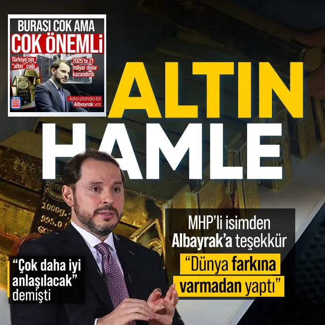 Türkiye’nin yurt dışındaki 350 ton altın rezervini ülkeye taşıyarak finansal egemenlik açısından kritik bir hamle yaptı