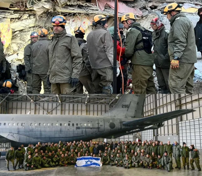 6 Şubat 2023 tarihinde yaşanan ve "Asrın Felâketi" olarak adlandırılan büyük depremlerin ardından uluslararası yardım çağrısına yanıt vererek Kahramanmaraş'a gelen 417 kişilik İsrailli arama-kurtarma ekibinin