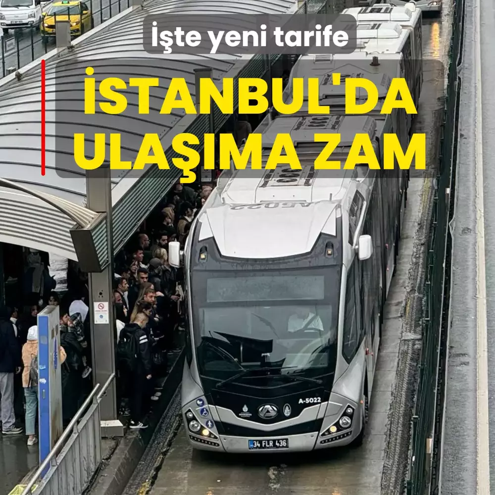 Metrobüste 1 duraklık yolculuk ücreti 25,06 liradan 30,07 ₺