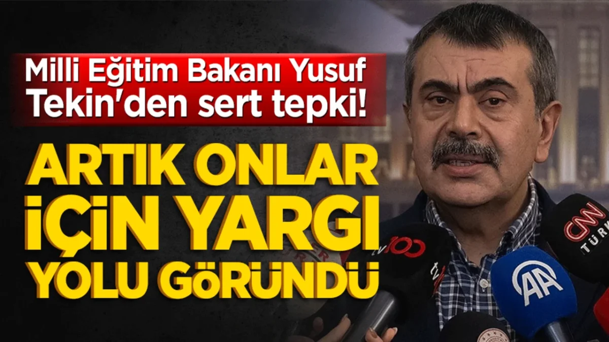 Milli Eğitim Bakanı Yusuf Tekin Maarif'in Kalbinde Ramazan" etkinliklerine yönelik hadsiz eleştirilere tokat gibi bir cevap verdi