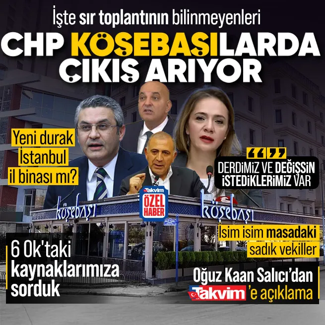 CHP Ankara'daki "Köşebaşı"larda çıkış yolu arıyor