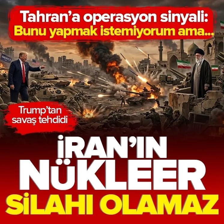 ABD Başkanı Trump'tan İran'a gözdağı niteliğinde yeni tehditler geldi