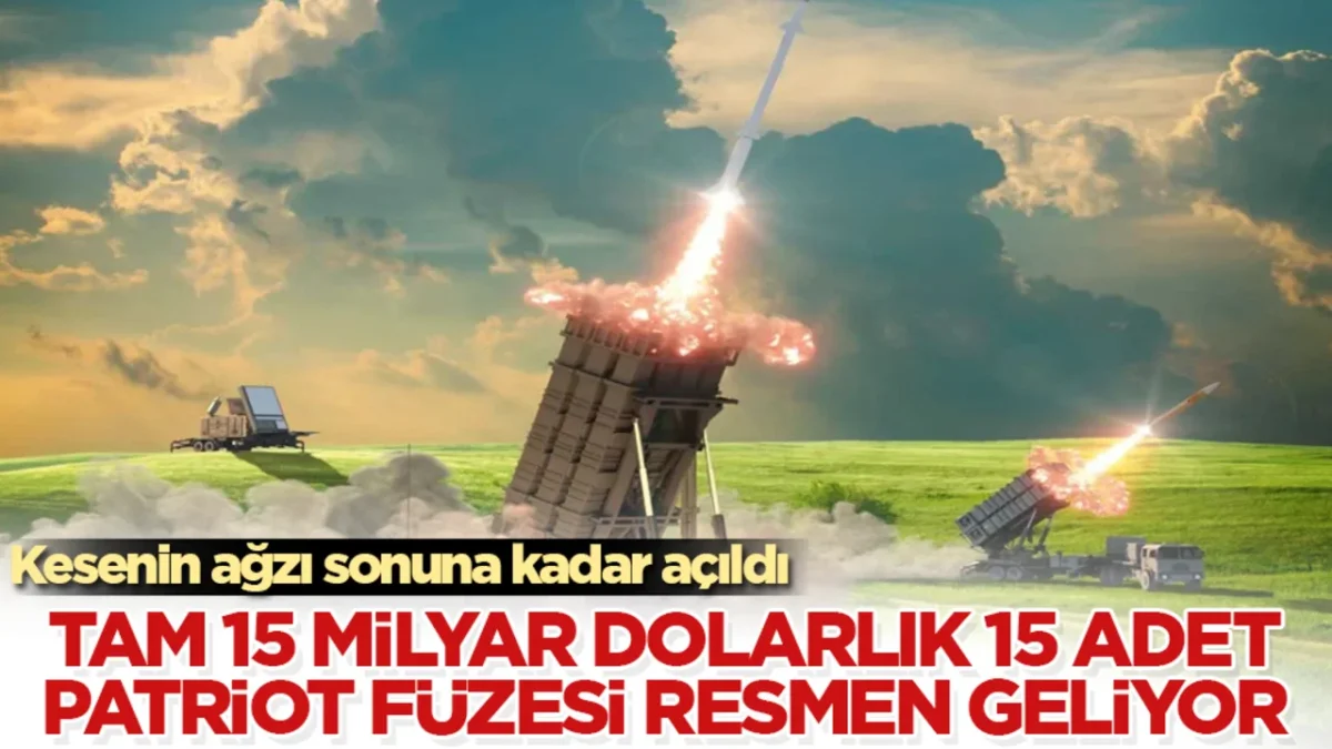 Bahreyn, 15 adet Patriot füzesi için kesenin ağzını açtı.