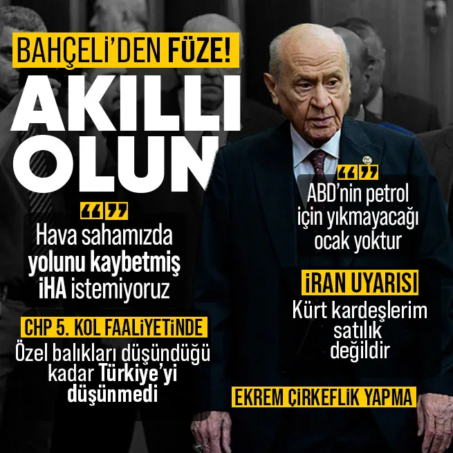 MHP Genel Başkanı Devlet Bahçeli, partisinin TBMM Grup Toplantısı'nda konuştu