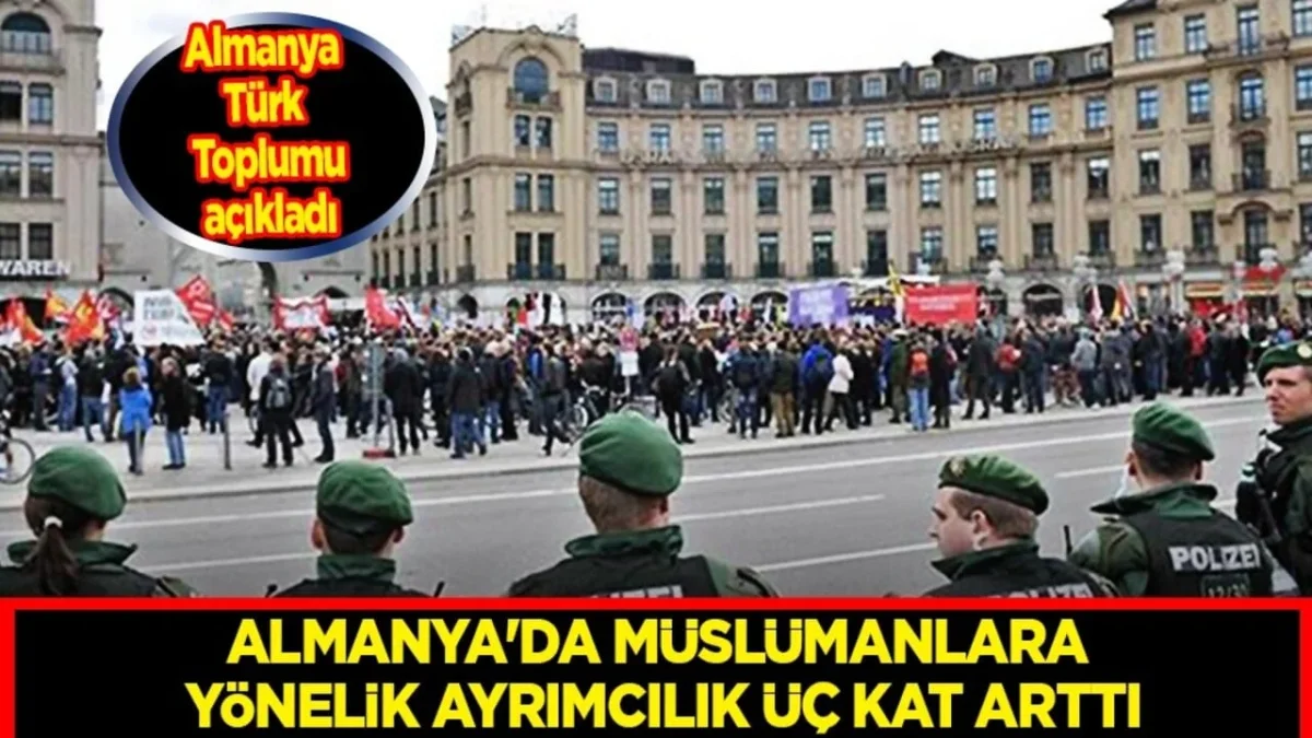 Almanya'da Türk Toplumu tarafından yapılan açıklamada