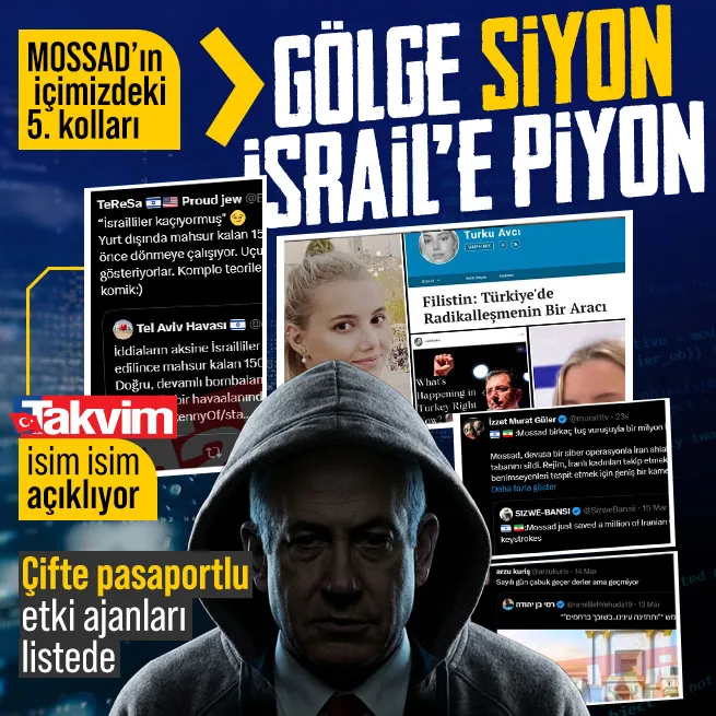 MOSSAD tetikçileri ve siyonist işbirlikçiler Türkiye'yi hedef alan 5. kol faaliyetlerine hız verdi