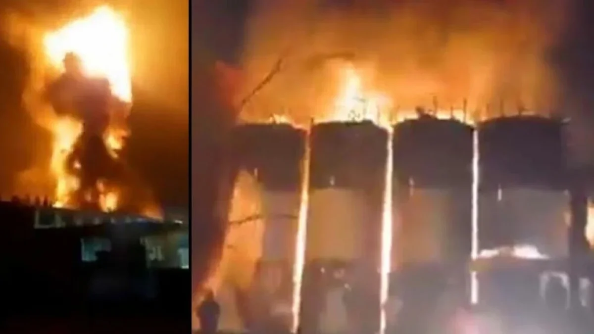 Savunma sanayi tesisi vuruldu