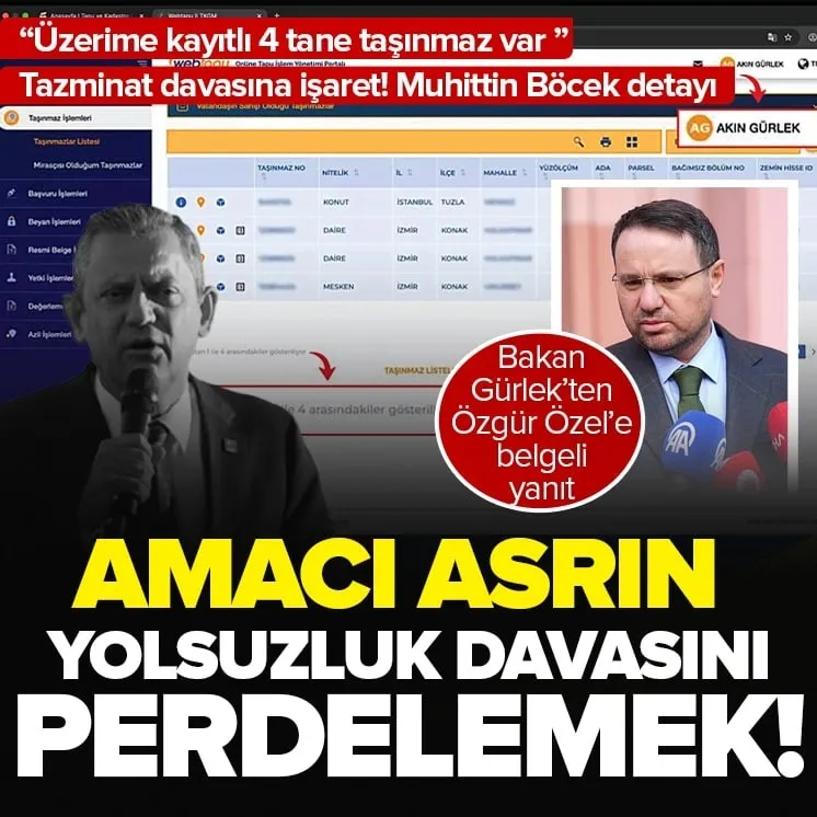 Adalet Bakanı Gürlek'ten