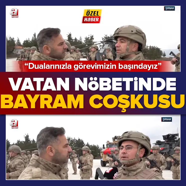 Vatan nöbeti Mehmetçik'ten