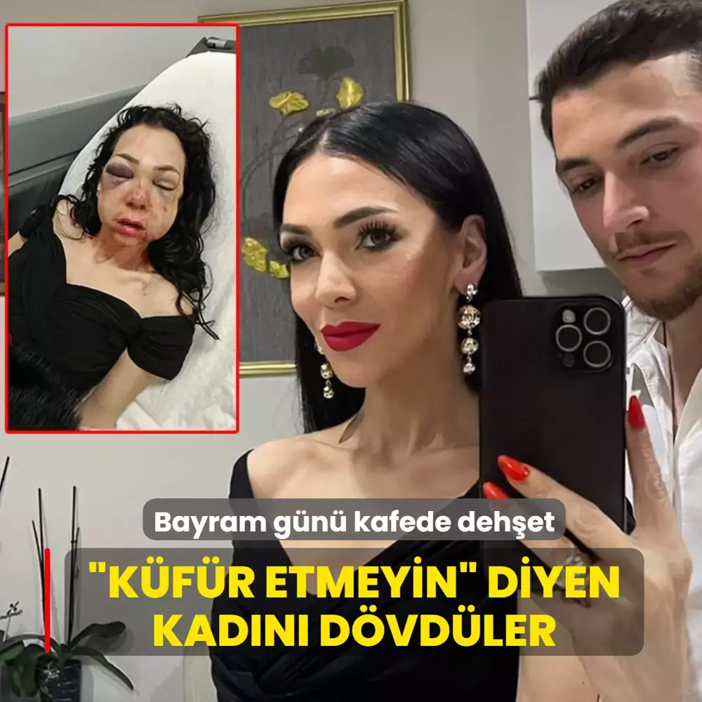 Gittikleri kafede küfür eden grubu uyaran anne ve oğlu feci şekilde darbedildi.