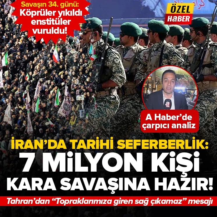 İran’da savaşın 34. gününde